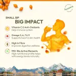 Himalayan Sea Buckthorn Pulp Concentrate 300ml | Cold-Pressed | Makes 50 Glasses