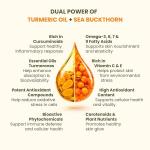 Sea buckthorn with Turmeric Curcumin Oil 300ml | Liquid Supplements | Makes Upto 50 Glass Juice