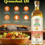 Natures Best Cold Pressed Groundnut Oil 1L, MedPlus